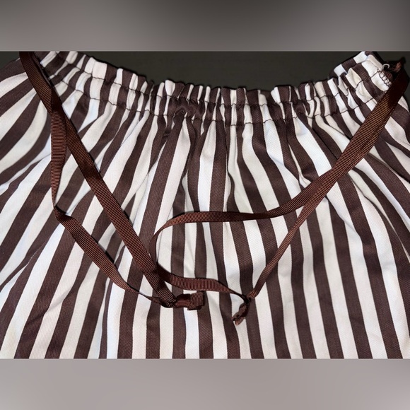 Henri Bendel Authentic Brown and White Striped Garment/Dust/Laundry Bag - Picture 11 of 11